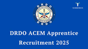 DRDO ACEM Apprenticeship Recruitment 2025