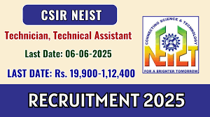 NEIST Technician Recruitment 2025