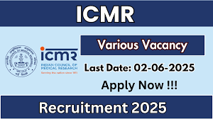 ICMR Faculty Recruitment 2025
