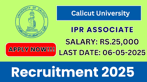 Calicut University Assistant Professor Recruitment 2025