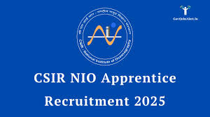 CSIR NIO Recruitment 2025
