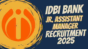 IDBI Bank JAM Recruitment 2025