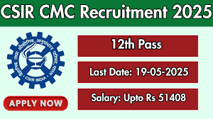 CSIR CMC Recruitment 2025