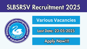 SLBSRSV Faculty Recruitment 2025