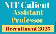 Calicut University Assistant Professor Recruitment 2025