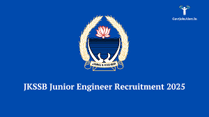 JKSSB Junior Engineer Recruitment 2025