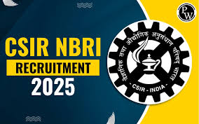 CSIR NBRI Recruitment 2025