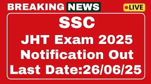 SSC Combined Hindi Translators JHT Recruitment 2025