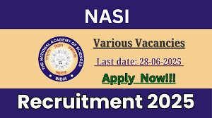NASI Recruitment 2025
