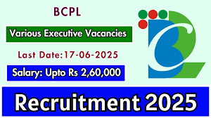 BCPL Executive Recruitment 2025