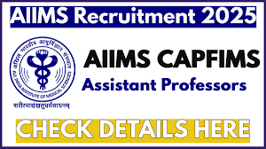 AIIMS New Delhi Assistant Professor Recruitment 2025