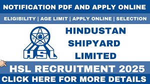 HSL Visakhapatnam Recruitment 2025