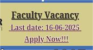 IISER Tirupati Faculty Recruitment 2025