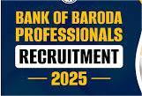 Bank of Baroda Professional Recruitment 2025