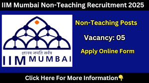 IIM Mumbai Non Teaching Recruitment 2025