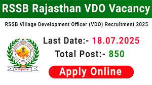 Rajasthan VDO Vacancy 2025