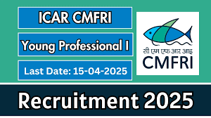 CMFRI Recruitment 2025