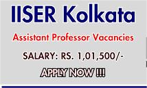 IISER Kolkata Recruitment 2025