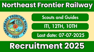 Northeast Frontier Railway Scouts and Guides Recruitment 2025