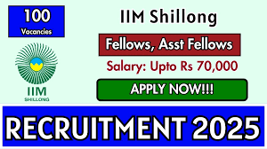 IIM Shillong Fellowship Recruitment 2025