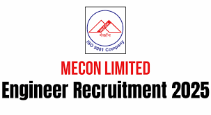 MECON Limited Engineer Recruitment 2025